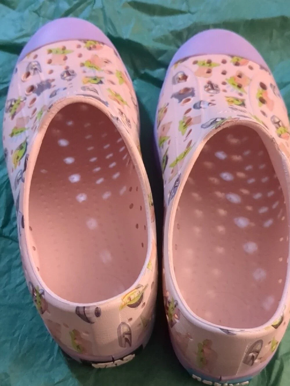 Native Kids Slip-On Water Shoes in Star Wars Character Print